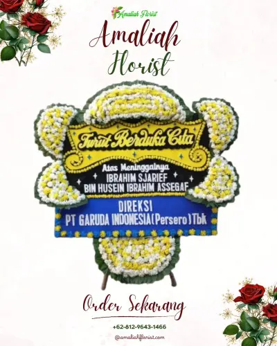 Papan Bunga Duka di Waliwis