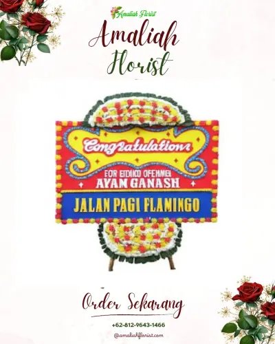 Bunga Papan Congratulation di Waliwis